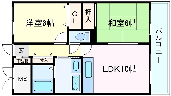兵庫県明石市魚住町清水 土山駅 2LDK マンション 賃貸物件詳細