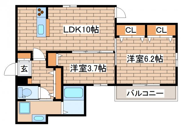 兵庫県神戸市長田区大谷町２ 西代駅 2LDK アパート 賃貸物件詳細