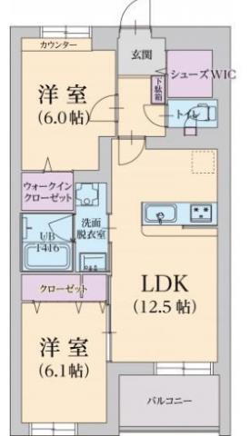 神奈川県川崎市中原区新城中町 武蔵中原駅 2LDK マンション 賃貸物件詳細