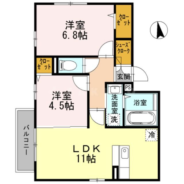 大阪府大阪市福島区玉川４ 玉川駅 2LDK アパート 賃貸物件詳細