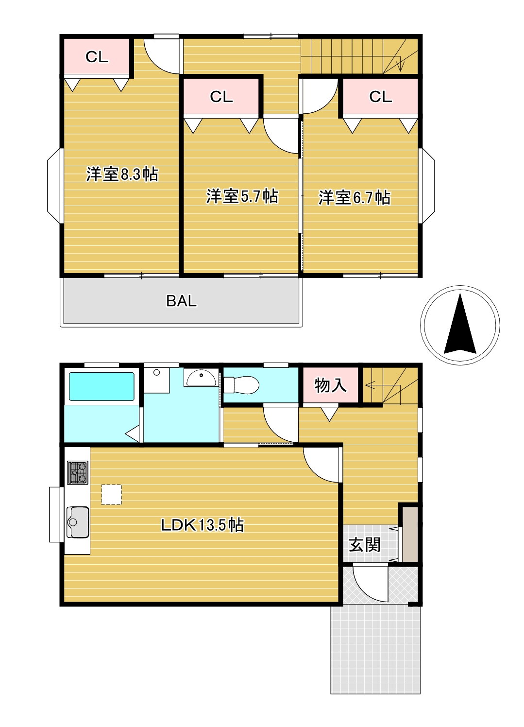 岡山県岡山市北区平田 備前西市駅 3LDK 一戸建て 賃貸物件詳細