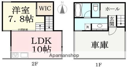 福井県福井市和田東１ 1LDK アパート 賃貸物件詳細