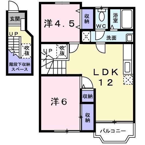 神奈川県厚木市温水西１ 本厚木駅 2LDK アパート 賃貸物件詳細
