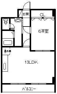 丸タカビル 5階 1LDK 賃貸物件詳細