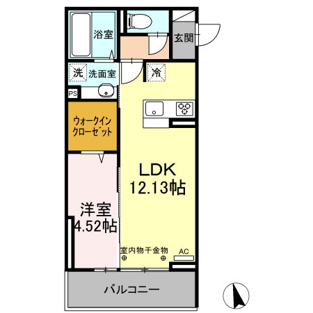 福岡県久留米市朝妻町 久留米大学前駅 1LDK アパート 賃貸物件詳細