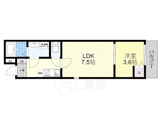 大阪府大阪市淀川区塚本５ 塚本駅 1LDK アパート 賃貸物件詳細