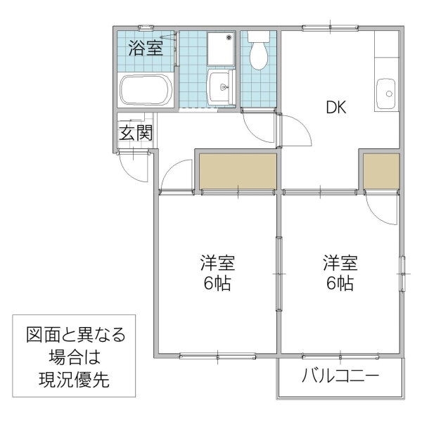 茨城県牛久市中央２ 牛久駅 2DK アパート 賃貸物件詳細