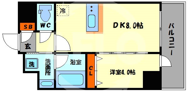 大阪府大阪市福島区吉野１ 野田駅 1LDK マンション 賃貸物件詳細