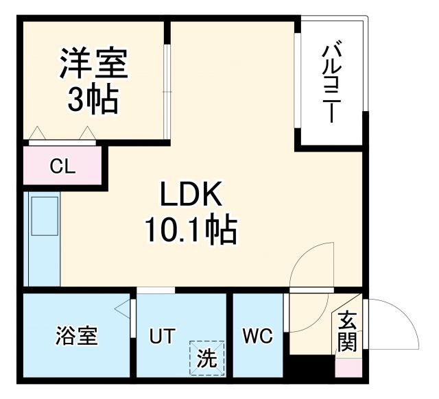愛知県名古屋市南区道徳北町１ 道徳駅 1LDK アパート 賃貸物件詳細