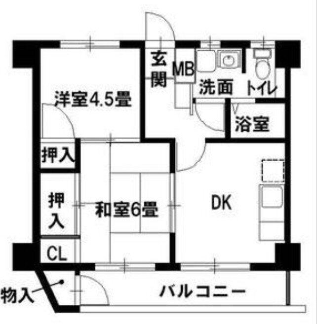 宮城県仙台市青葉区福沢町 東照宮駅 2DK マンション 賃貸物件詳細