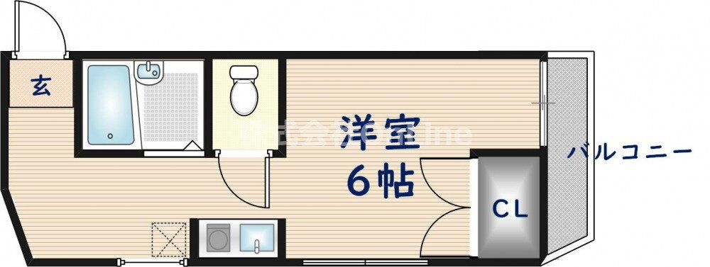 シャトレ小阪 3階 ワンルーム 賃貸物件詳細