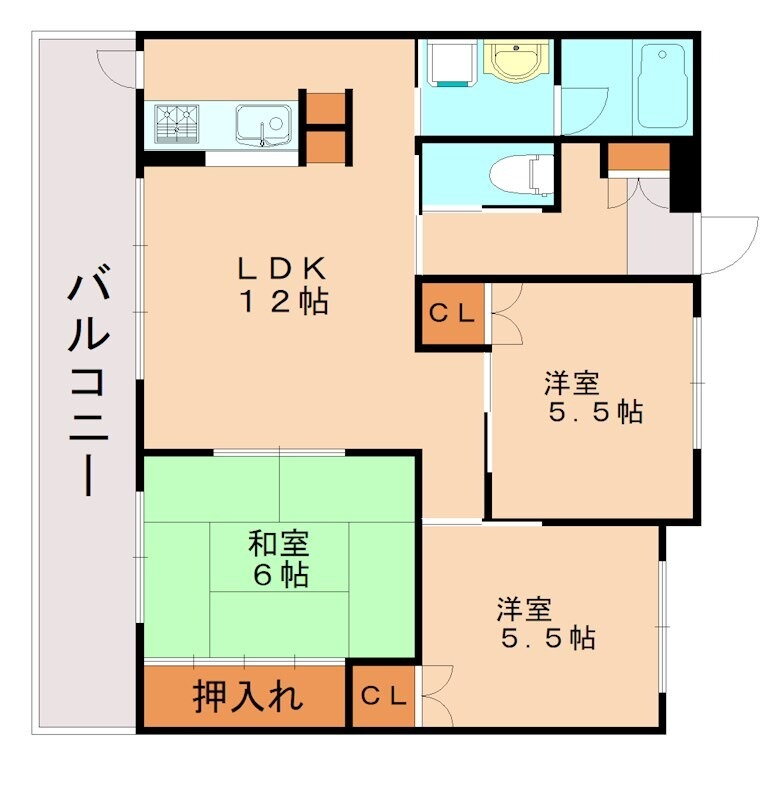 福岡県飯塚市伊岐須 新飯塚駅 3LDK マンション 賃貸物件詳細