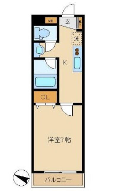 東京都大田区山王３ 大森駅 1K マンション 賃貸物件詳細