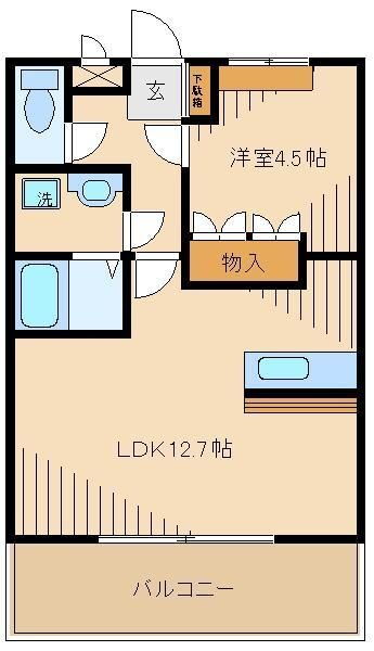 フェリス聖蹟Ｖ 2階 1LDK 賃貸物件詳細