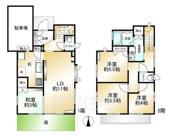 小金井東町２丁目貸家 3LDK 賃貸物件詳細
