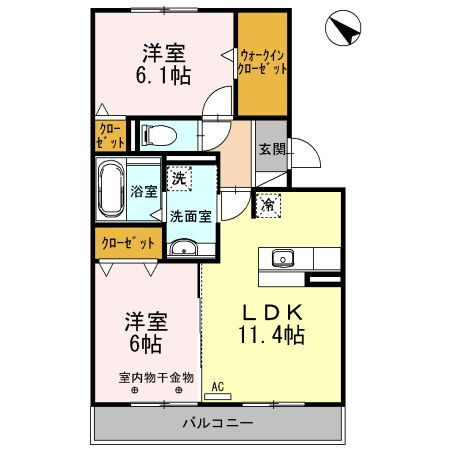 静岡県富士市宮島 新富士駅 2LDK アパート 賃貸物件詳細