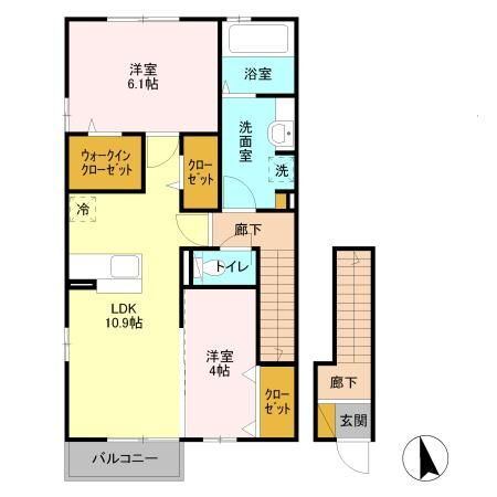 千葉県八千代市高津東４ 八千代台駅 2LDK アパート 賃貸物件詳細