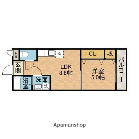 大阪府高槻市淀の原町 上牧駅 1LDK アパート 賃貸物件詳細