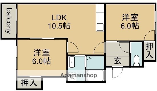 愛知県春日井市町田町２ 勝川駅 2LDK アパート 賃貸物件詳細