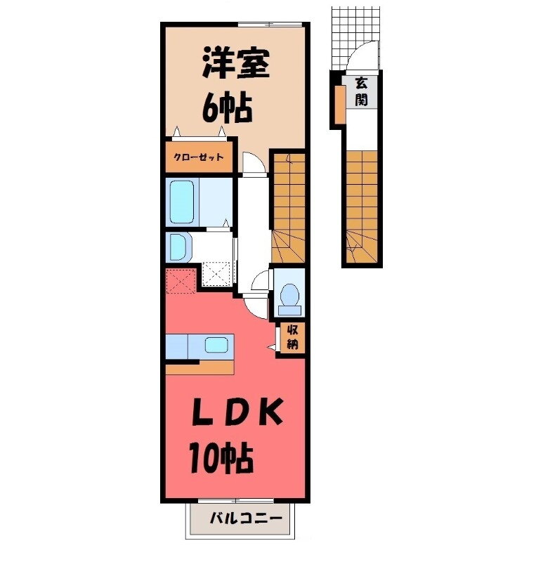 茨城県古河市長谷町 古河駅 1LDK アパート 賃貸物件詳細