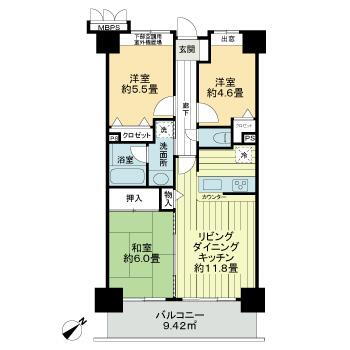 神奈川県横浜市戸塚区戸塚町 戸塚駅 3LDK マンション 賃貸物件詳細