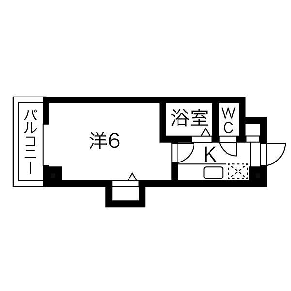 パラドール魚住ＩＩ 3階 1K 賃貸物件詳細