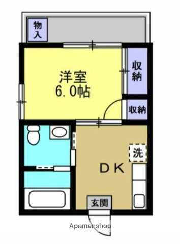 神奈川県大和市西鶴間５ 鶴間駅 1DK マンション 賃貸物件詳細