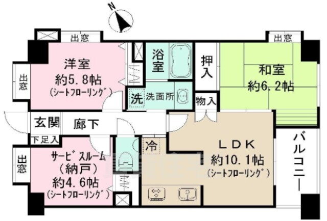 東京都武蔵野市中町１ 2SLDK マンション 賃貸物件詳細