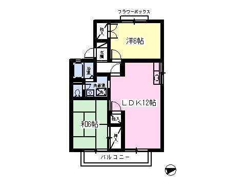 山梨県中巨摩郡昭和町西条 国母駅 2LDK アパート 賃貸物件詳細
