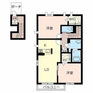 兵庫県姫路市飾磨区下野田４ 飾磨駅 2LDK アパート 賃貸物件詳細