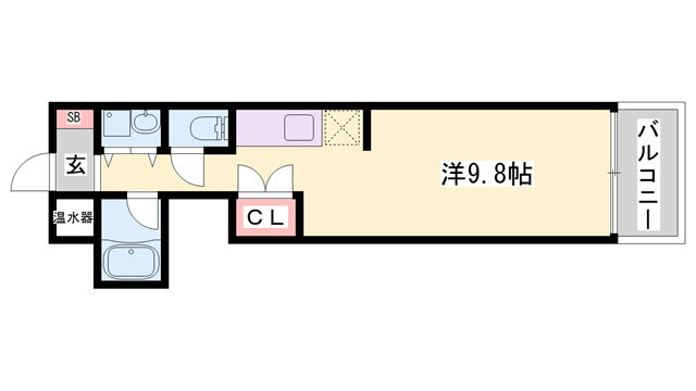 兵庫県明石市西明石町５ 西明石駅 1K マンション 賃貸物件詳細