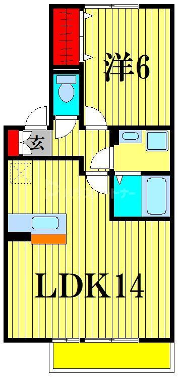 千葉県松戸市八ケ崎７ 馬橋駅 1LDK アパート 賃貸物件詳細