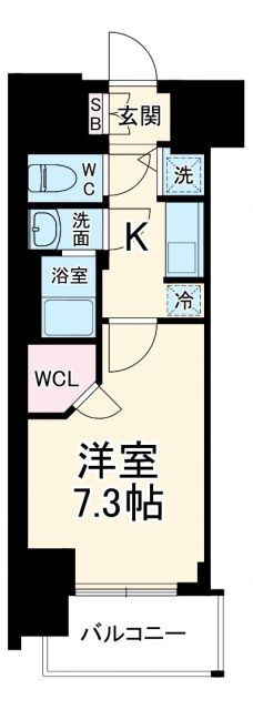 愛知県名古屋市西区新道１ 浅間町駅 1K マンション 賃貸物件詳細