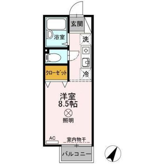 岡山県岡山市中区今在家 高島駅 ワンルーム アパート 賃貸物件詳細