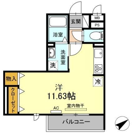 愛知県岡崎市舳越町字地蔵 矢作橋駅 ワンルーム アパート 賃貸物件詳細