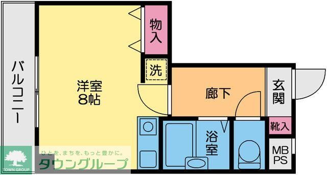 神奈川県横浜市鶴見区下末吉１ 鶴見駅 1K マンション 賃貸物件詳細