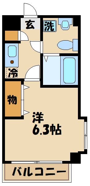 東京都調布市多摩川３ 京王多摩川駅 1K マンション 賃貸物件詳細