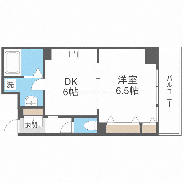 大阪府大阪市福島区玉川１ 野田駅 1DK マンション 賃貸物件詳細