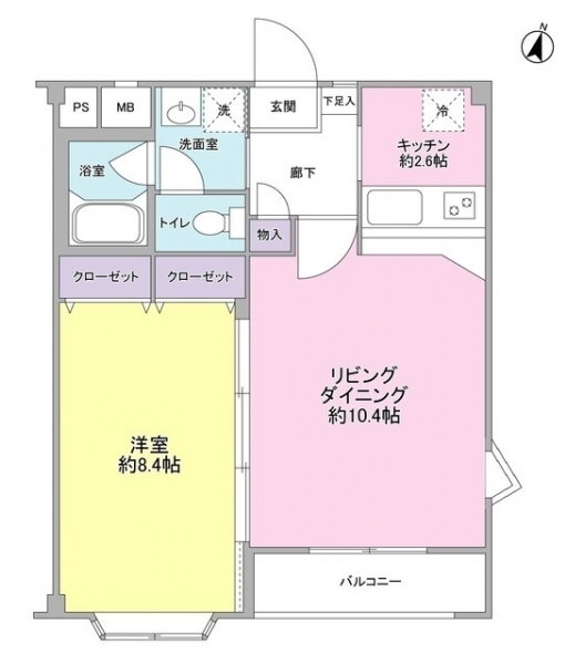 東京都目黒区目黒４ 目黒駅 1LDK マンション 賃貸物件詳細