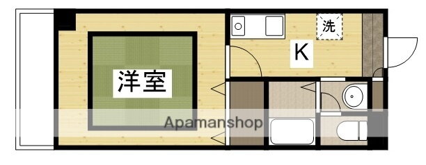 岡山県倉敷市二子 中庄駅 1K マンション 賃貸物件詳細