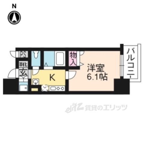京都府京都市上京区泰童片原町 北野白梅町駅 1K マンション 賃貸物件詳細