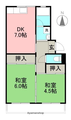 高知県高知市北新田町 桟橋通二丁目駅 2DK マンション 賃貸物件詳細