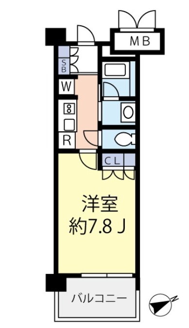 東京都北区堀船１ 王子駅 1K マンション 賃貸物件詳細