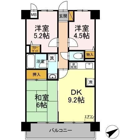 茨城県水戸市南町１ 水戸駅 3DK マンション 賃貸物件詳細