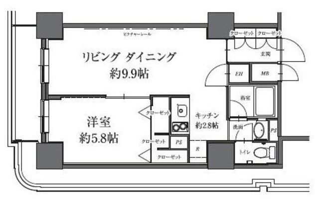 東京都世田谷区駒沢２ 駒沢大学駅 1LDK マンション 賃貸物件詳細