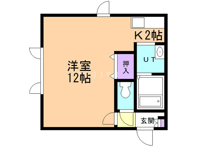 北海道札幌市手稲区曙六条３ 1K アパート 賃貸物件詳細