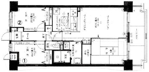 福岡県福岡市城南区鳥飼６ 別府駅 3LDK マンション 賃貸物件詳細