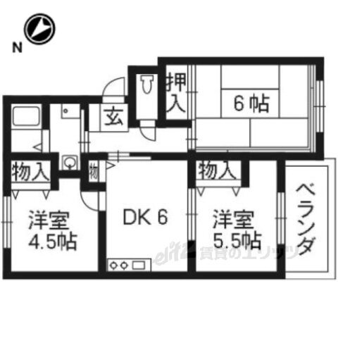 大阪府枚方市藤阪元町１ 藤阪駅 3DK アパート 賃貸物件詳細