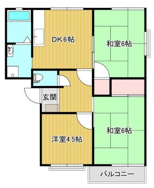 兵庫県姫路市野里慶雲寺前町 京口駅 3DK アパート 賃貸物件詳細