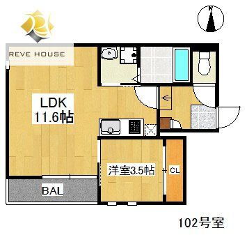 福岡県福岡市早良区荒江２ 西新駅 1LDK アパート 賃貸物件詳細